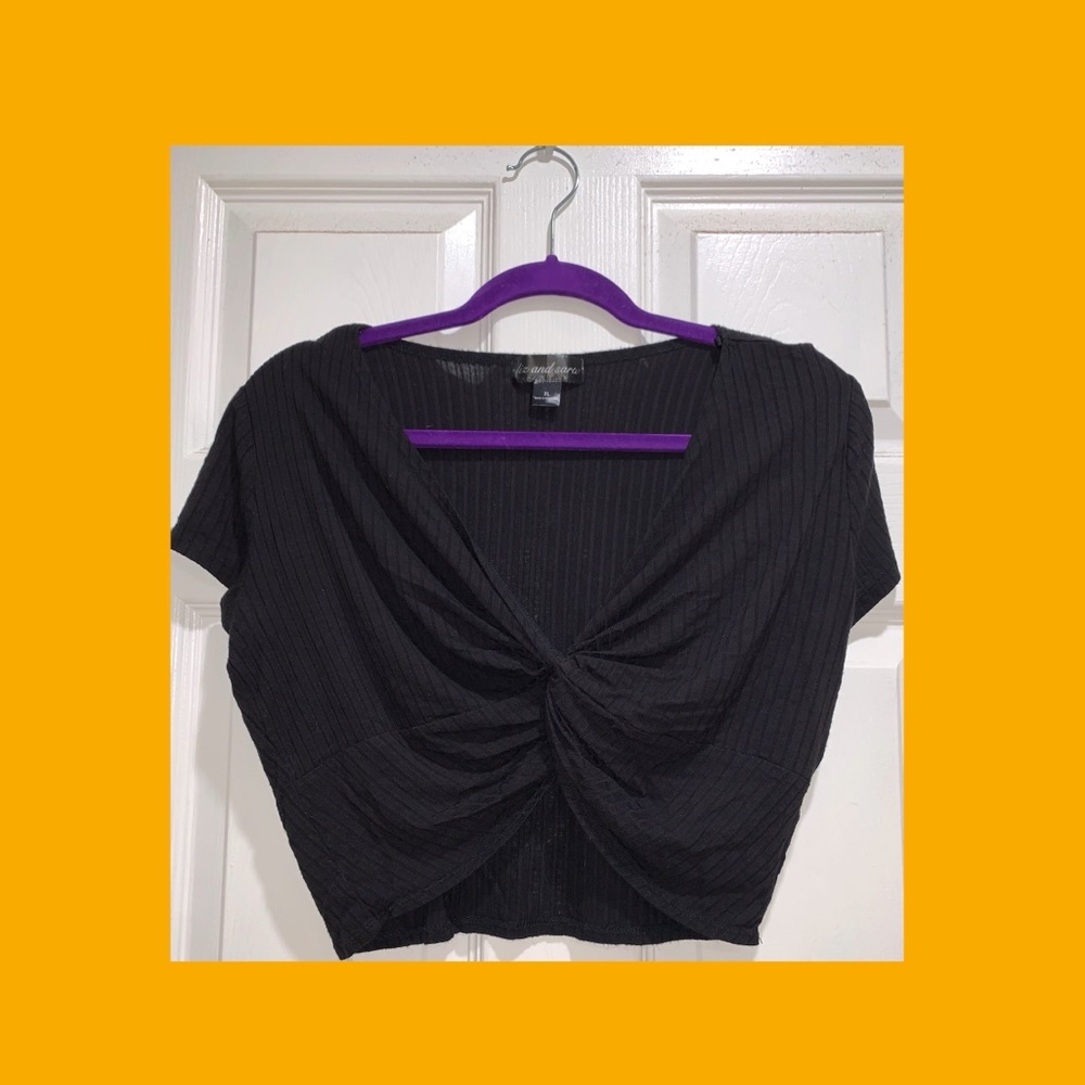 Black Crop Top